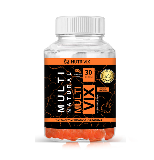 MultiVix Gomitas con Biotina, Vitaminas A, C, E, B6 y B12 Sabor Frutos Rojos