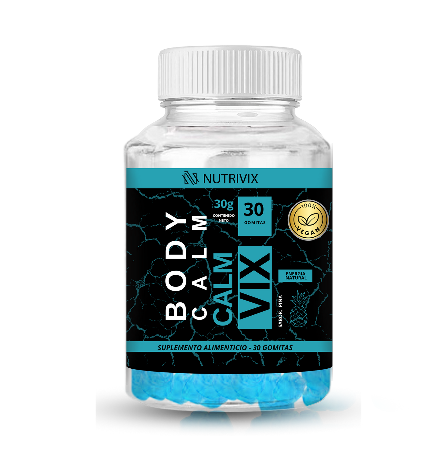 Calm VIX Natural - Sabor Piña