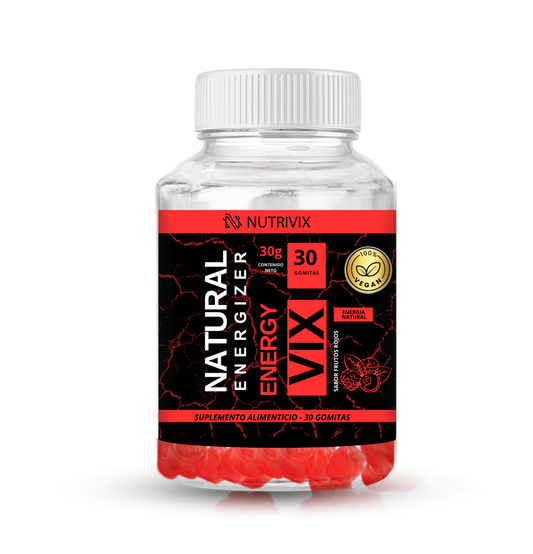 Energy VIX en Gomitas sabor Frutos rojos natural