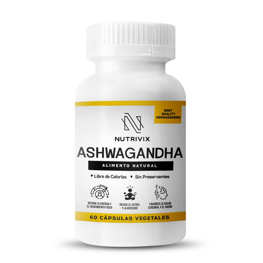 Nutrivix Ashwagandha 640 mg – Cápsulas Vegetales