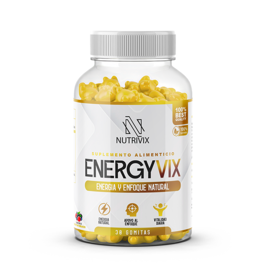 Energy VIX en Gomitas sabor Frutos rojos natural